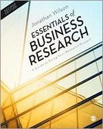 Essentials of Business Research - Wilson, Jonathan