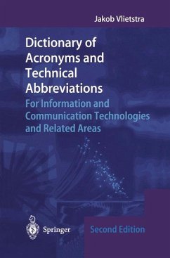 Dictionary of Acronyms and Technical Abbreviations - Vlietstra, Jakob