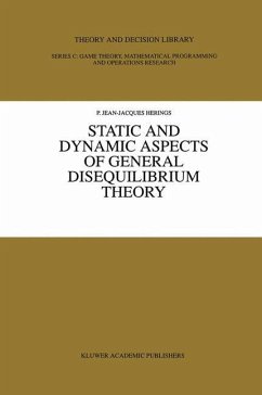 Static and Dynamic Aspects of General Disequilibrium Theory - Herings, P. Jean-Jacques