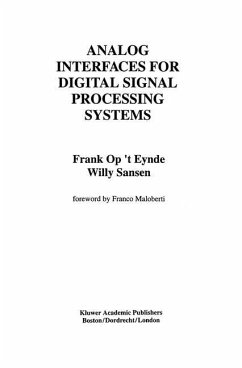 Analog Interfaces for Digital Signal Processing Systems - Sansen, Willy M.C.;Eynde, Frank op 't