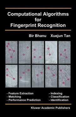 Computational Algorithms for Fingerprint Recognition - Bhanu, Bir;Tan, Xuejun