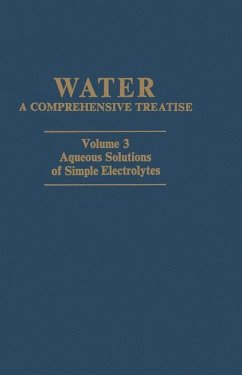 Aqueous Solutions of Simple Electrolytes - Franks, Felix