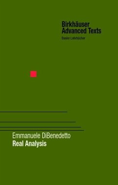 Real Analysis - DiBenedetto, Emmanuele