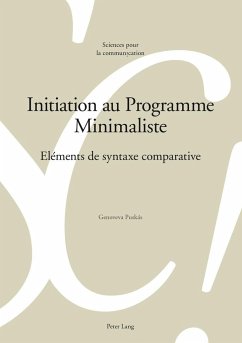 Initiation au Programme Minimaliste - Puskas, Genoveva