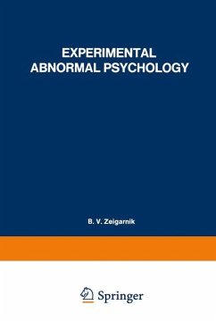 Experimental Abnormal Psychology - Zeigarnik, B.