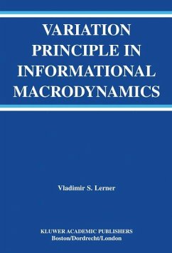 Variation Principle in Informational Macrodynamics