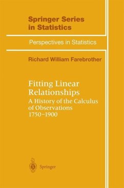 Fitting Linear Relationships - Farebrother, R.W.