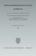 Literaturwissenschaftliches Jahrbuch. - Bild 1