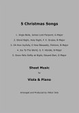 5 Christmas Songs - Sheet Music for Viola & Piano (eBook, ePUB)