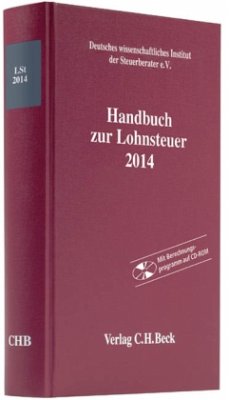 Cover Handbuch zur Lohnsteuer 2014, m. CD-ROM