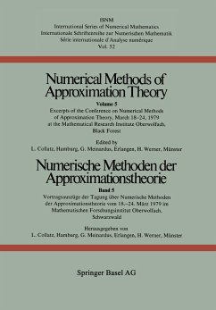 Numerische Methoden der Approximationstheorie / Numerical Methods of Approximation Theory - Werner; Collatz; MEINARDUS