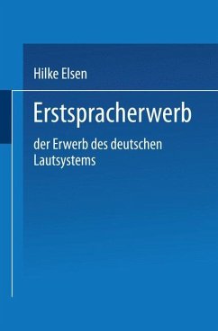 Erstspracherwerb - Elsen, Hilke