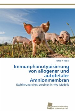 Cover Immunphänotypisierung von allogener und autofetaler Amnionmembran