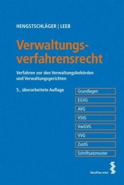 Verwaltungsverfahrensrecht (f. Österreich) - Hengstschläger, Johannes; Leeb, David