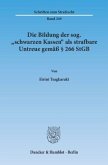 Die Bildung der sog. »schwarzen Kassen« als strafbare Untreue gemäß § 266 StGB.