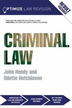 Optimize Criminal Law - Hendy, John; Hutchinson, Odette (Aston University)