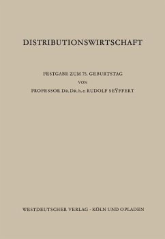 Distributionswirtschaft - Sundhoff, Edmund