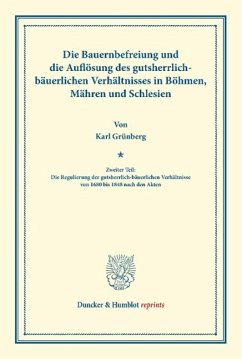 Die Bauernbefreiung - Grünberg, Karl