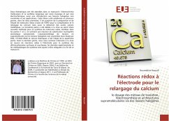 Réactions rédox à l'électrode pour le relargage du calcium - Raouafi, Noureddine