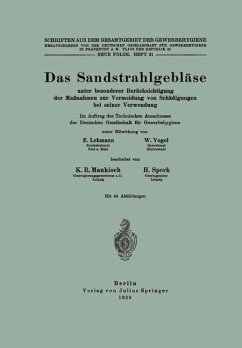 Das Sandstrahlgebläse - Lehmann, E.; Vogel, W.; Maukisch, K. R.; Sperk, H.