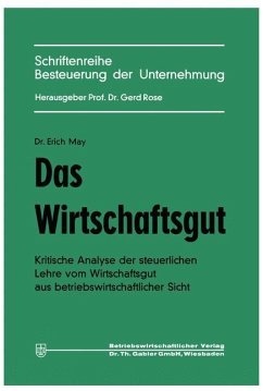 Das Wirtschaftsgut - May, Erich