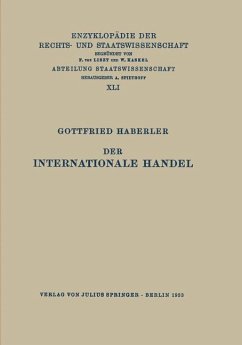 Der Internationale Handel - Haberler, Gottfried