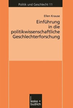 Einführung in die politikwissenschaftliche Geschlechterforschung - Krause, Ellen
