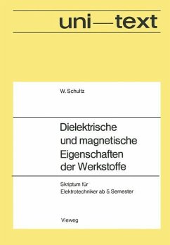 Dielektrische und magnetische Eigenschaften der Werkstoffe - Schultz, Walter