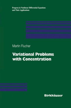 Variational Problems with Concentration - Flucher, Martin