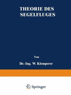 Theorie des Segelfluges - Klemperer, W.