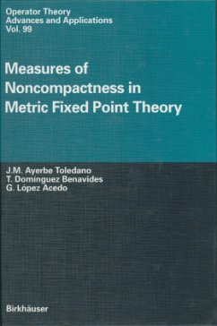 Measures of Noncompactness in Metric Fixed Point Theory - Ayerbe Toledano, J. M.;Dominguez Benavides, Tomas;López-Acedo, Genaro
