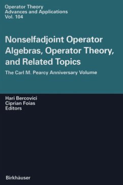 Nonselfadjoint Operator Algebras, Operator Theory, and Related Topics