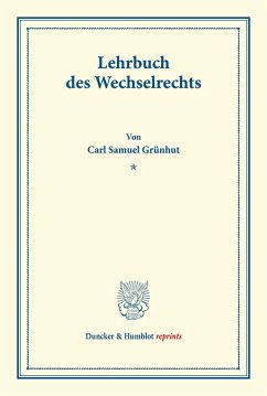 Cover Lehrbuch des Wechselrechts.
