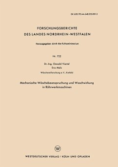 Cover Mechanische Wäschebeanspruchung und Waschwirkung in Rührwerkmaschinen