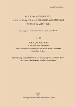 Entwicklung Eines Heißfilters zur Reinigung von Gichtgas eines mit Kohle betriebenen Niederschachtofens - Fuchs, Walter Maximilian