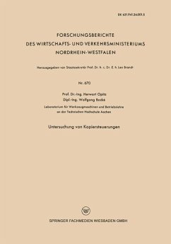 Untersuchung von Kopiersteuerungen - Opitz, Herwart