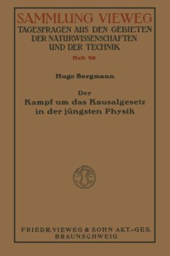 Der Kampf um das Kausalgesetz in der jüngsten Physik - Bergman, Shemu_el Hugo