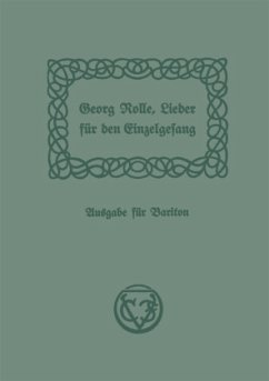 Lieder für den Einzelgesang - Rolle, Georg