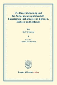 Die Bauernbefreiung - Grünberg, Karl