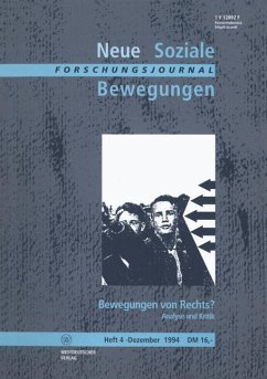 Forschungsjournal Neue Soziale Bewegungen - Klein, Ansgar; Legrand, Hans-Josef; Leif, Thomas