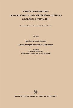 Cover Untersuchungen industrieller Gasbrenner