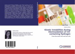 Kinetic Instabilities during Electroxidation of CO-containing Hydrogen