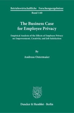 The Business Case for Employee Privacy. - Ostermaier, Andreas