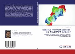 Negative Thermal Expansion in a Novel Mott Insulator