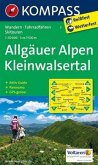 Kompass Karte Allgäuer Alpen, Kleinwalsertal