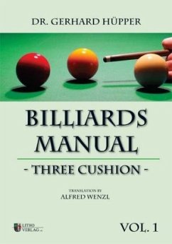 Billiards Manual - Three Cushion - Hüpper, Gerhard