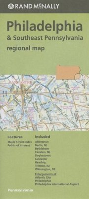 Folded Map Philadelphia/Se Pa Regional - Rand Mcnally