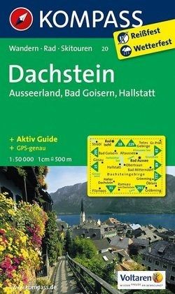 Kompass Karte Dachstein, Ausseerland, Bad Goisern, Hallstatt
