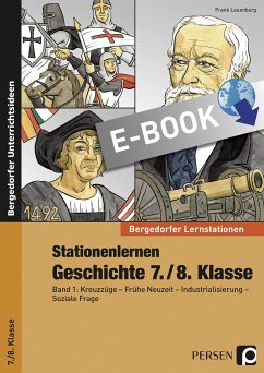 Stationenlernen Geschichte 7./8. Klasse - Band 1 (eBook, PDF) - Lauenburg, Frank