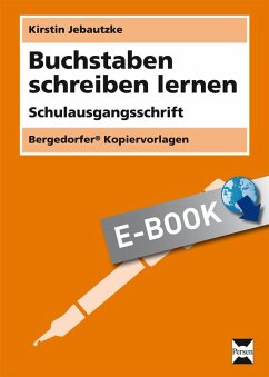 Buchstaben schreiben lernen - SAS (eBook, PDF) - Jebautzke, Kirstin